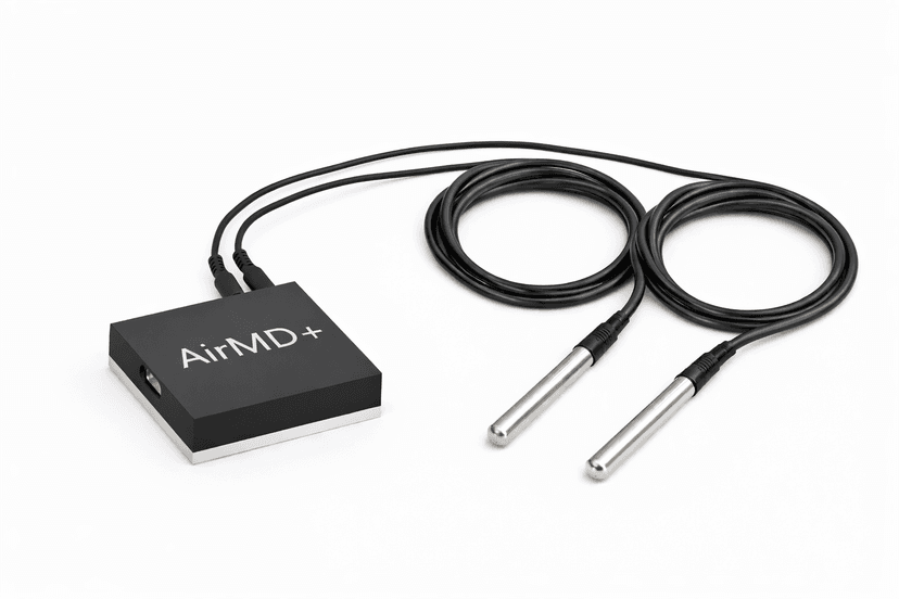 AirMD+ HVAC Monitor with temperature probes